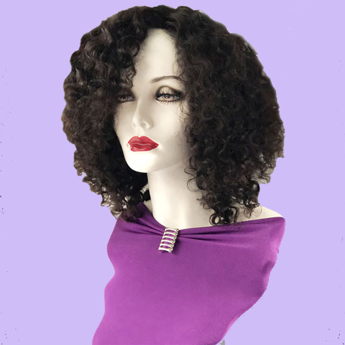 Curly Side Part Hair System