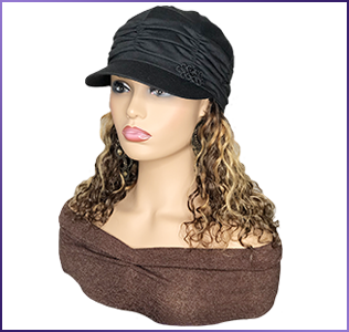 Hats with Hair Attached for Women
