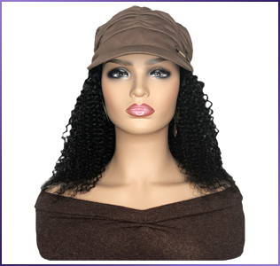 Hats with Hair Attached for Women