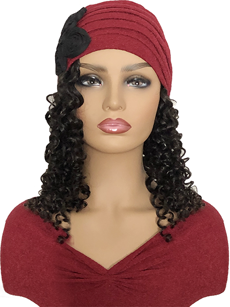 Stylish Women's Turbans with Loose Hair