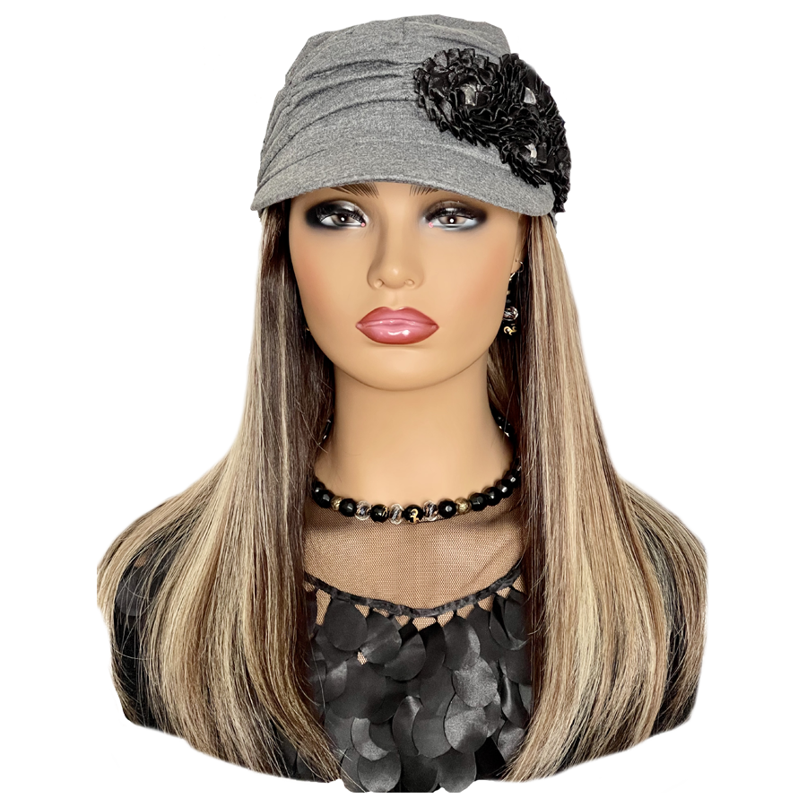 Fancy Hats with Hair Attached Fancy Hats with Hair Attached