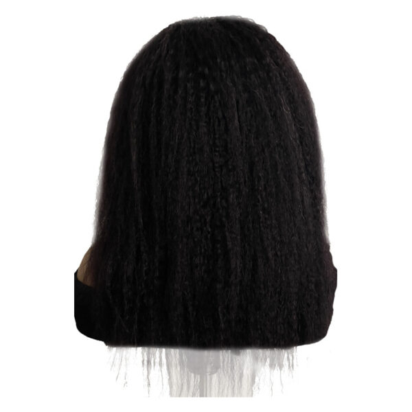 Scarf Headband Wig 12 inch Kinky Black Human Hair Wig